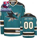 Игровой свитер Сан-Хосе Шаркс / San Jose Sharks Teal Premier Jersey: Customizable NHL Jersey
