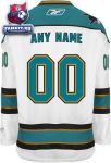 Игровой свитер Сан-Хосе Шаркс / San Jose Sharks White Premier Jersey: Customizable NHL Jersey