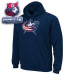 Толстовка Коламбус Блю Джекетс / Columbus Blue Jackets Majestic Navy Tek Patch Hooded Sweatshirt