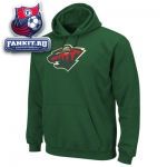 Толстовка Миннесота Уайлд / Minnesota Wild Majestic Green Tek Patch Hooded Sweatshirt