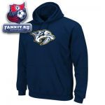 Толстовка Нэшвилл Предаторз / Nashville Predators Majestic Navy Tek Patch Hooded Sweatshirt