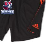 Марсель трусы игровые третьи 2012-13 Adidas черно-оранжевые / Marseille third shorts 2012-2013  - adidas