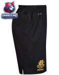 Эвертон трусы игровые выездные 2012-13 Nike черно-желтые / Everton Away Short 2012/13