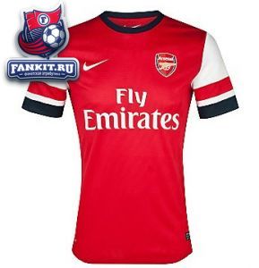 Арсенал майка игровая 2012-14 Nike красно-белая