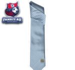 Галстук Манчестер Сити / Manchester City Stripe Polyester Tie - Sky/White