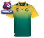 Камерун майка игровая выездная 11-13 / Cameroon Away Shirt 2011/13 - Dandelion/Power Green