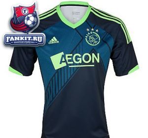Аякс майка игровая 2012-13 Adidas сине-зеленая