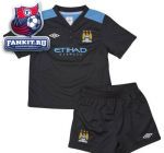 Детская форма Манчестер Сити / Manchester City Infant Training Kit - Black/Vista Blue