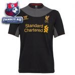 Ливерпуль майка игровая выездная 2012-13 Warrior черно-серая / Liverpool Away Shirt 2012/13