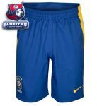 Бразилия трусы игровые выездные 2012-13 Nike синие / Brazil Away Short 2012/13