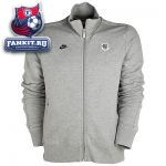 Кофта Манчестер Юнайтед / MANCHESTER UNITED GF N98 SWEAT JACKET - DARK GREY HEATHER/ANTHRACITE 