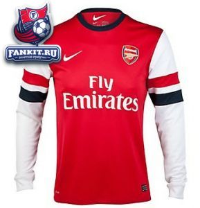 Арсенал майка игровая 2012-14 Nike красно-белая