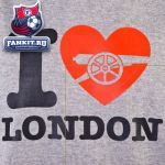 Детская толстовка Арсенал / I Love London Hoody Grey