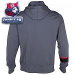 Толстовка Манчестер Юнайтед / MANCHESTER UNITED CORE HOODIE - DARK GREY/DARK GREY/DIABLO RED 