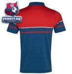 Поло Англия / England Media Polo - Vermillion / Dark Blue / White