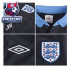 Англия майка игровая с длинным рукавом выездная 11-12 Umbro / England Away Shirt 2011/12 - Long Sleeve
