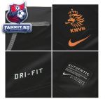 Футболка Нидерланды / Netherlands Prematch Top - Black/Anthracite/Safety Orange