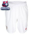 Сборная Англии трусы игровые выездные Nike 13-14 / England Away Short 2013/14 - Mens White