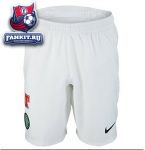 Селтик трусы игровые 2012-13 Nike белые / Celtic Home Short 2012/13