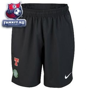 Селтик трусы игровые выездные 2012-13 Nike черные