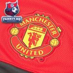 Футболка Манчестер Юнайтед / MANCHESTER UNITED SHORT SLEEVE TRAINING TOP 1 - ANTHRACITE/DIABLO RED/WHITE/WHITE 