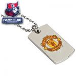 Подвеска Манчестер Юнайтед / MANCHESTER UNITED COLOURED CREST DOG TAG AND CHAIN