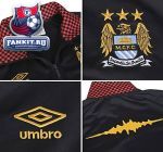 Куртка Манчестер Сити / Manchester City Soundwave Track Jacket - Black/Vermillion