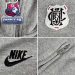 Кофта Манчестер Юнайтед / MANCHESTER UNITED GF N98 SWEAT JACKET - DARK GREY HEATHER/ANTHRACITE 