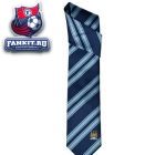 Галстук Манчестер Сити / Manchester City Stripe Silk Tie - Navy/Sky