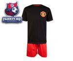 Пижама Манчестер Юнайтед / MANCHESTER UNITED CREST SHORTIE PYJAMAS - BLACK/RED - MENS 