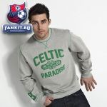 Кофта Селтик / Celtic Essentials Puff Print Crew Sweat - Grey/Green