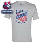 Футболка Манчестер Юнайтед / MANCHESTER UNITED SHIELD GRAPHIC T-SHIRT - SPORTS GREY - MENS 