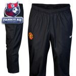 Штаны Манчестер Юнайтед / MANCHESTER UNITED WOVEN SIDELINE PANT - BLACK/WHITE 
