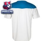 Футболка Манчестер Сити / Manchester City Aftermatch Cvc T-Shirt - White/Vivid Blue