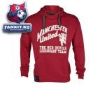 Толстовка Манчестер Юнайтед / MANCHESTER UNITED HERITAGE LEGENDARY GRAPHIC HOODY - HERITAGE RED - MENS 