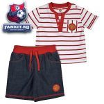 Детский костюм Манчестер Юнайтед / MANCHESTER UNITED STRIPE T-SHIRT AND JEAN SET 