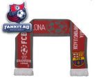 Шарф Барселона / Barcelona UEFA Champions League Starball Jacquard Scarf - Claret/Grey
