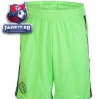 Аякс трусы игровые 2012-13 Adidas зеленые / Ajax Away Short 2012/13