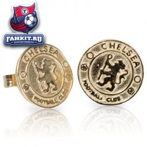 Золотые сережки Челси / Chelsea Crest Stud Earrings 9ct Gold Pair 