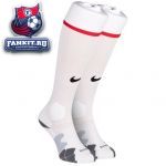 Манчестер Юнайтед гетры игровые Nike белые / Manchester United Away Sock 2012/13