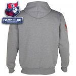 Толстовка Манчестер Юнайтед / MANCHESTER UNITED CLASSIC GRAPHIC ZIP THRU HOODY - GREY MARL 