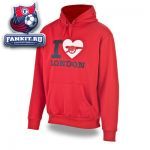 Детская толстовка Арсенал / I Love London Hoody Red