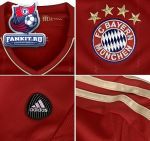 Бавария майка игровая домашняя Adidas 2011-13 красная / Bayern Munich Home Shirt 2012/13