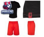 Пижама Манчестер Юнайтед / MANCHESTER UNITED CREST SHORTIE PYJAMAS - BLACK/RED - MENS 