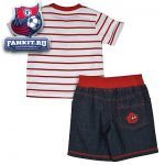 Детский костюм Манчестер Юнайтед / MANCHESTER UNITED STRIPE T-SHIRT AND JEAN SET 