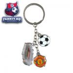 Брелок Манчестер Юнайтед / MANCHESTER UNITED 3 PIECE CHARM KEYRING 