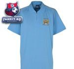 Поло Манчестер Сити / Manchester City Essential Steering Zip Polo Top - Sky