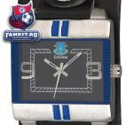 Часы Эвертон / Everton Black Leather Strap Cuff Watch