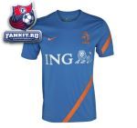 Футболка Нидерланды / Netherlands Training Top - Heriage Cyan/Safety Orange