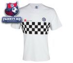 Футболка Челси /  Chelsea Sauber F1 Team Chequered T-Shirt - White 